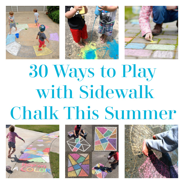 31 Ways to Play with Sidewalk Chalk This Summer